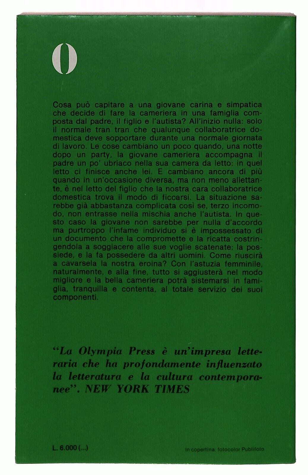 EBOND La Cameriera Di Famiglia Phillip Rogers Olympia Press 1978 Libro LI029001