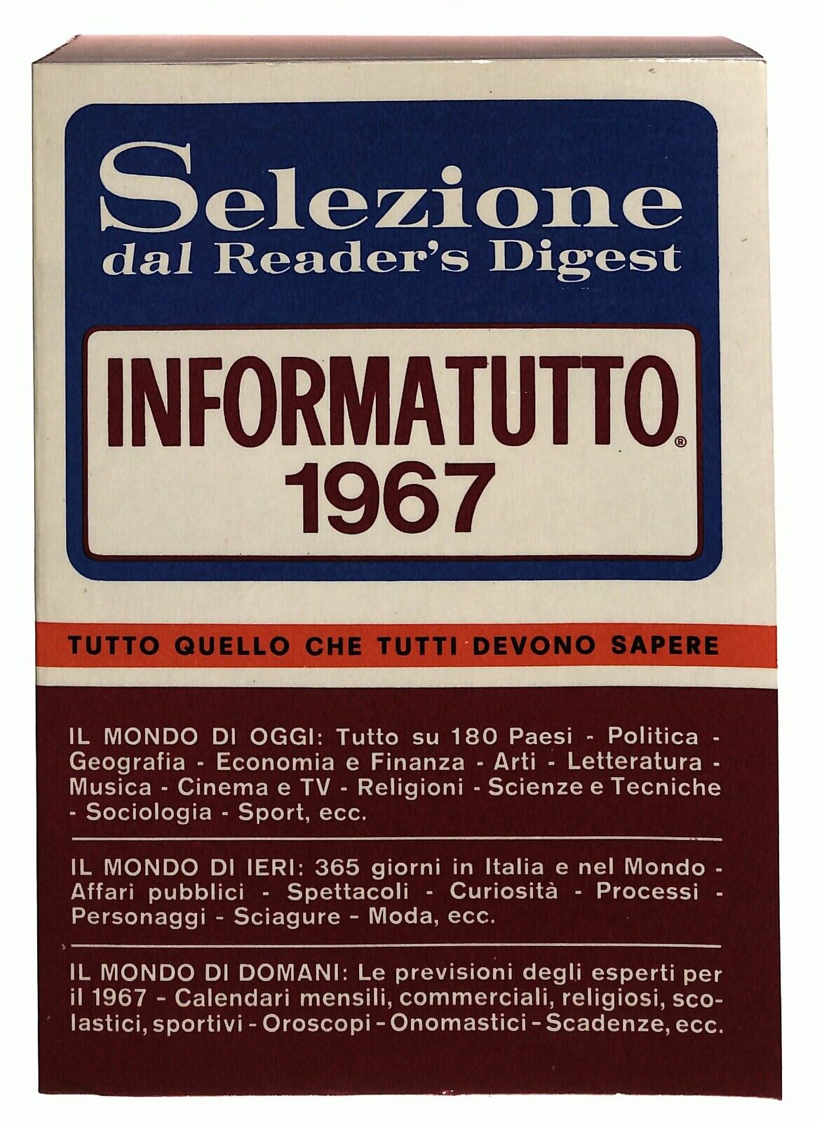 EBOND Informatutto Selezione Dal Reader's Digest 1967 Libro LI029415