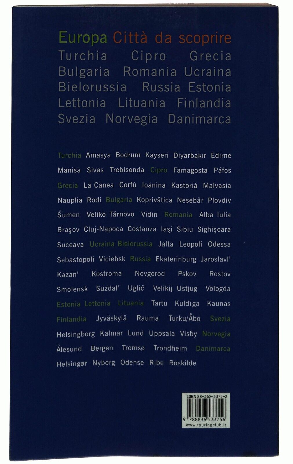 EBOND Europa Citta Da Scoprire Vol. 2 Touring Club Italiano Libro LI029504