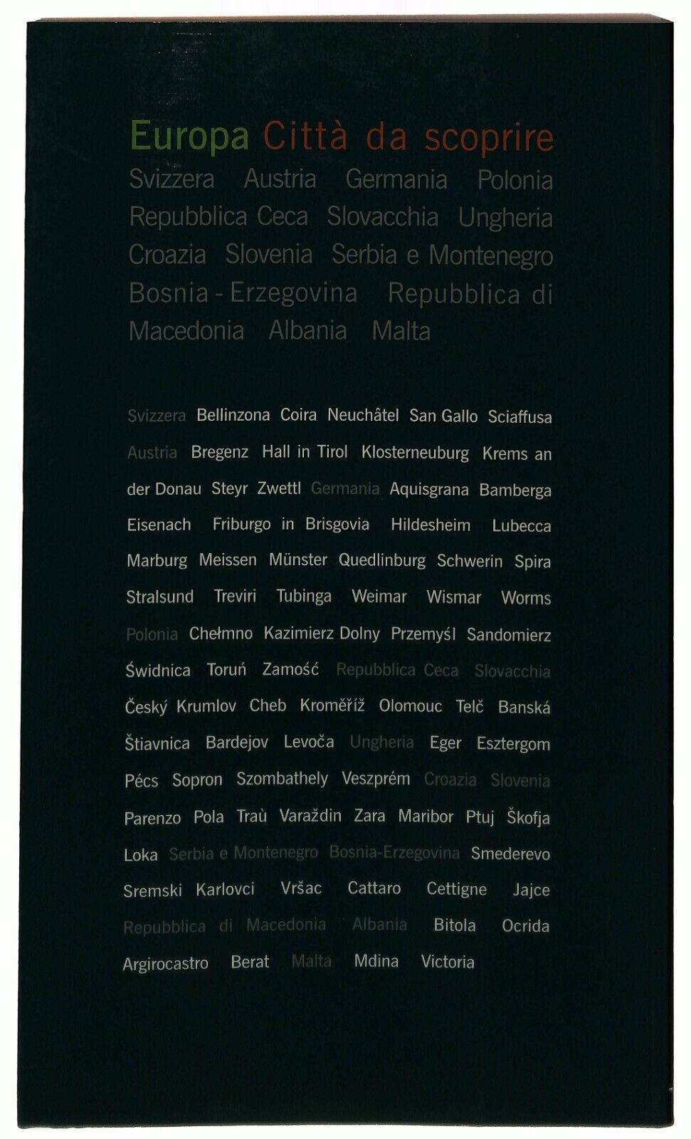 EBOND Europa Citta Da Scoprire Vol. 3 Touring Club Italiano Libro LI029506