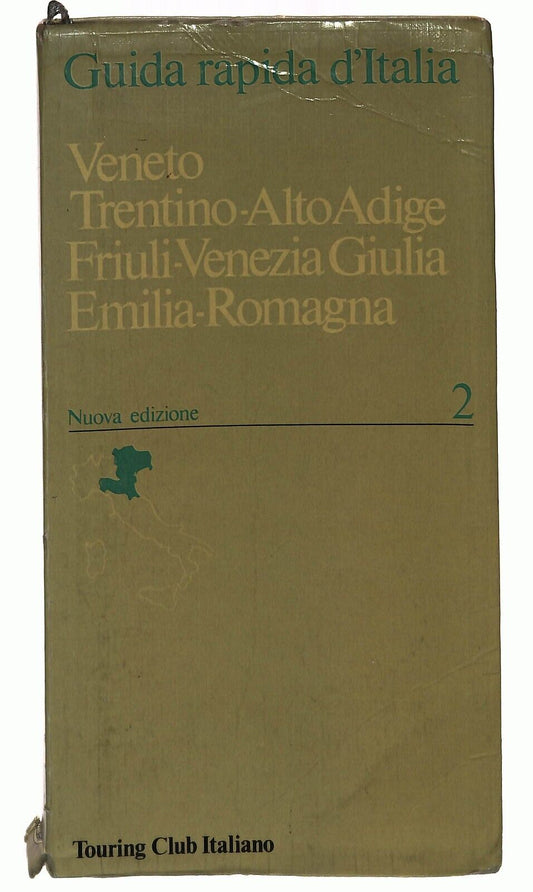 EBOND Guida Rapida D'italia Vol. 2 Touring Club 1993 Libro LI029953