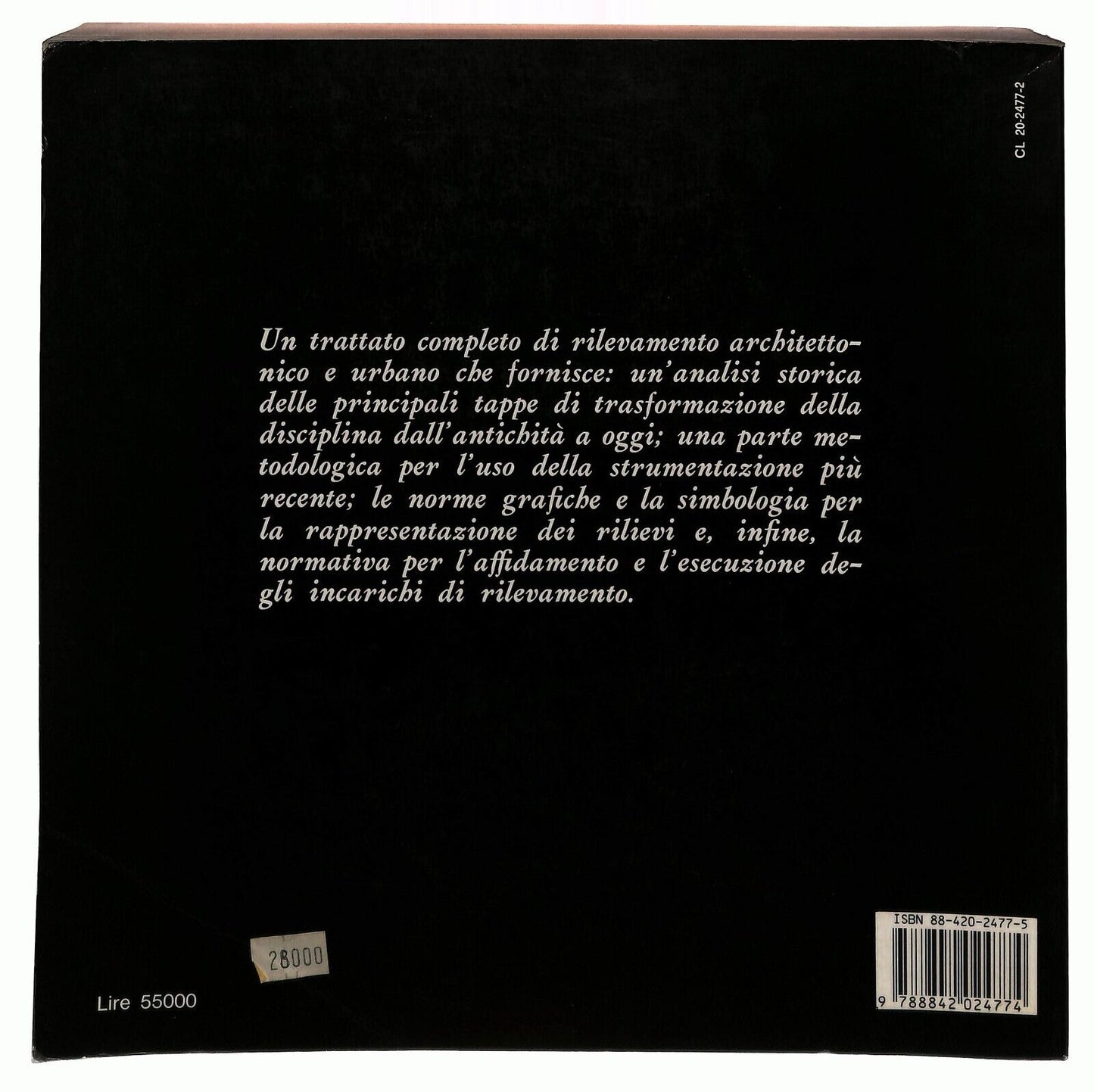 EBOND Il Rilevamento Architettonico Storia Metodi e Disegno Docci Libro LI030001