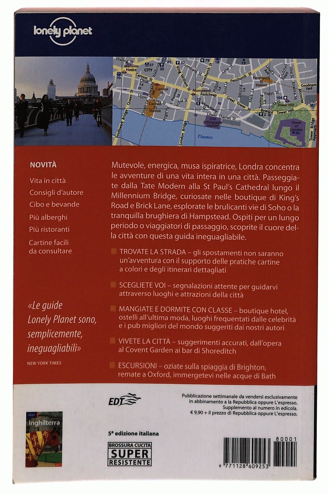 EBOND Londra Lonely Planet 2006 Italiano La Repubblica Libro LI030003