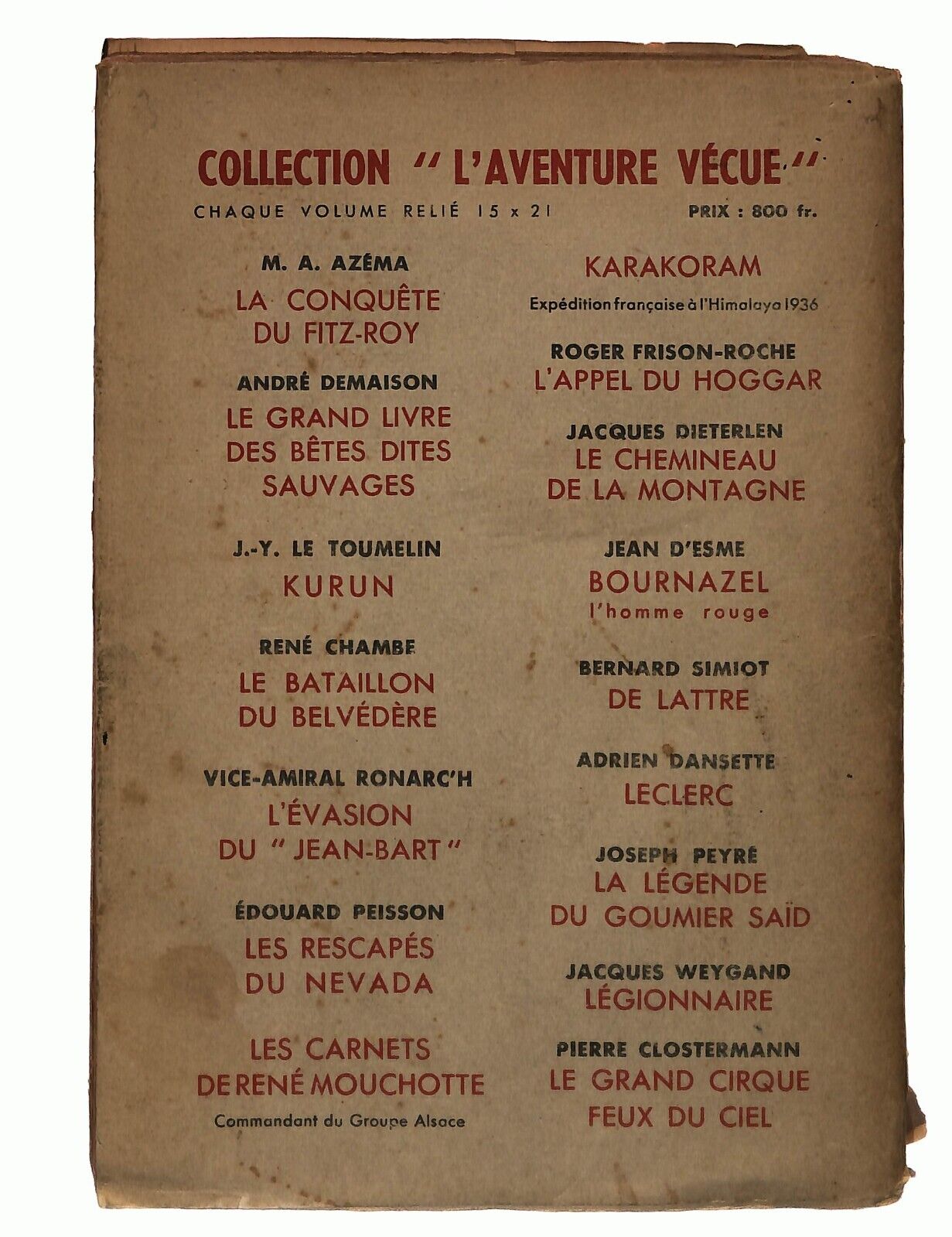 EBOND Les Briseurs De Barrages Paul Brickhill 1954 Francese Libro LI030206