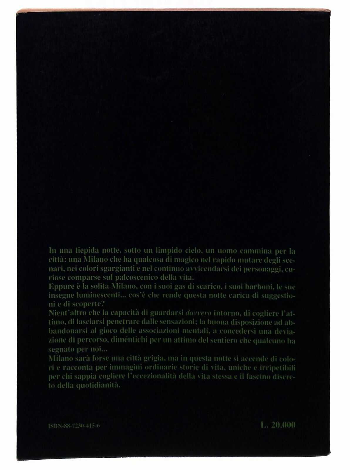 EBOND Una Notte Verde Blu V.a.daniel 1996 Libro LI030511