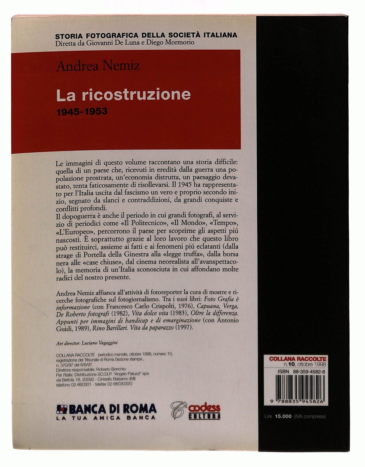 EBOND La Ricostruzione (1945-1953) Libro LI030560