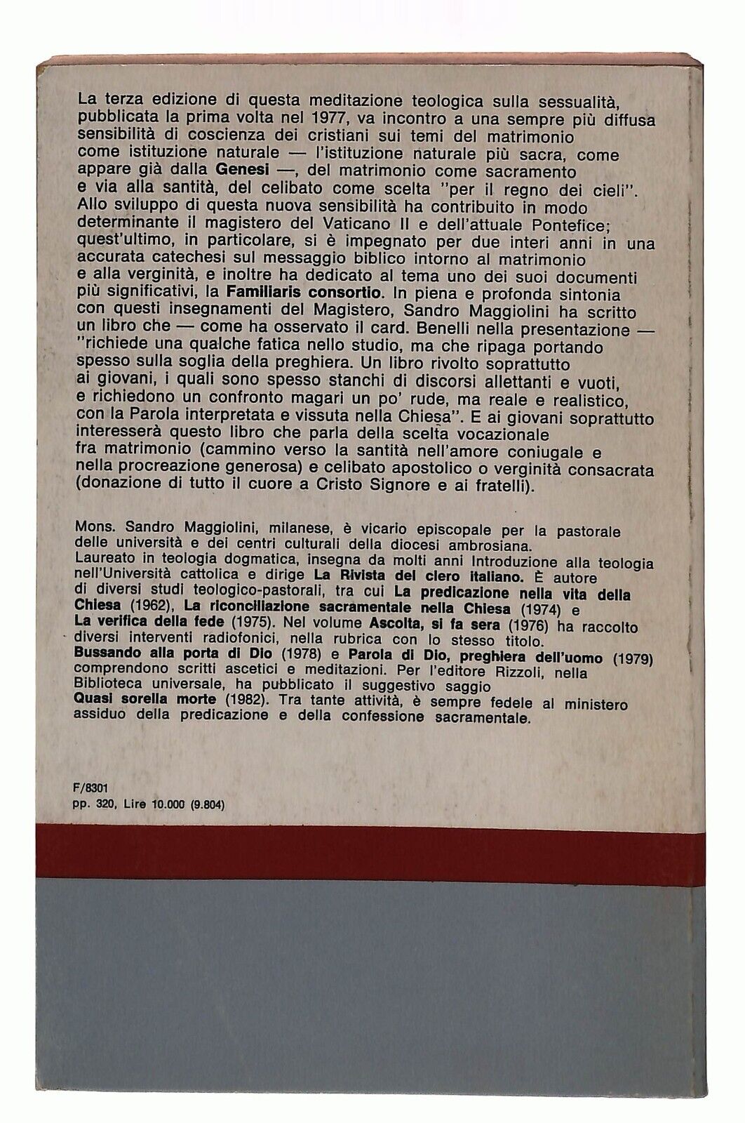 EBOND Il Matrimonio, La Verginita Sandro Maggiolini Ed. Ares 1983 Libro LI031262