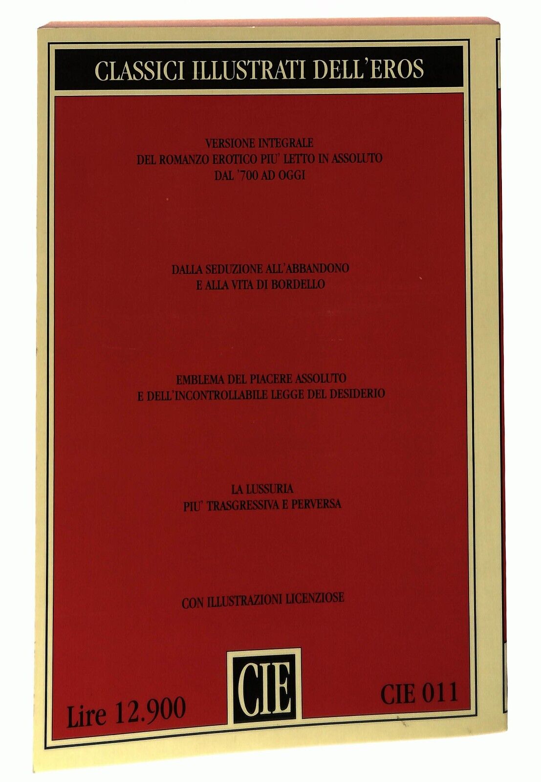 EBOND Fanny Hill John Cleland Classici Illustrati Cie 1992 Libro LI031408