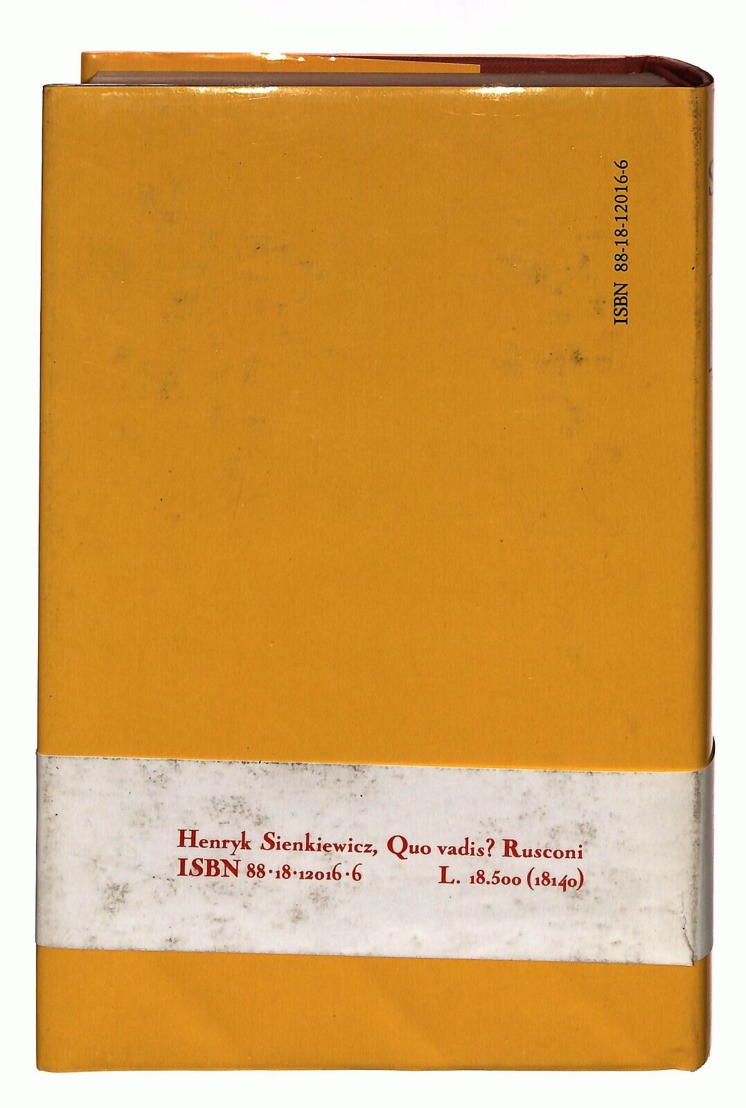 EBOND Quo Vadis? Henryk Sienkiewicz Rusconi 1985 Libro LI031559