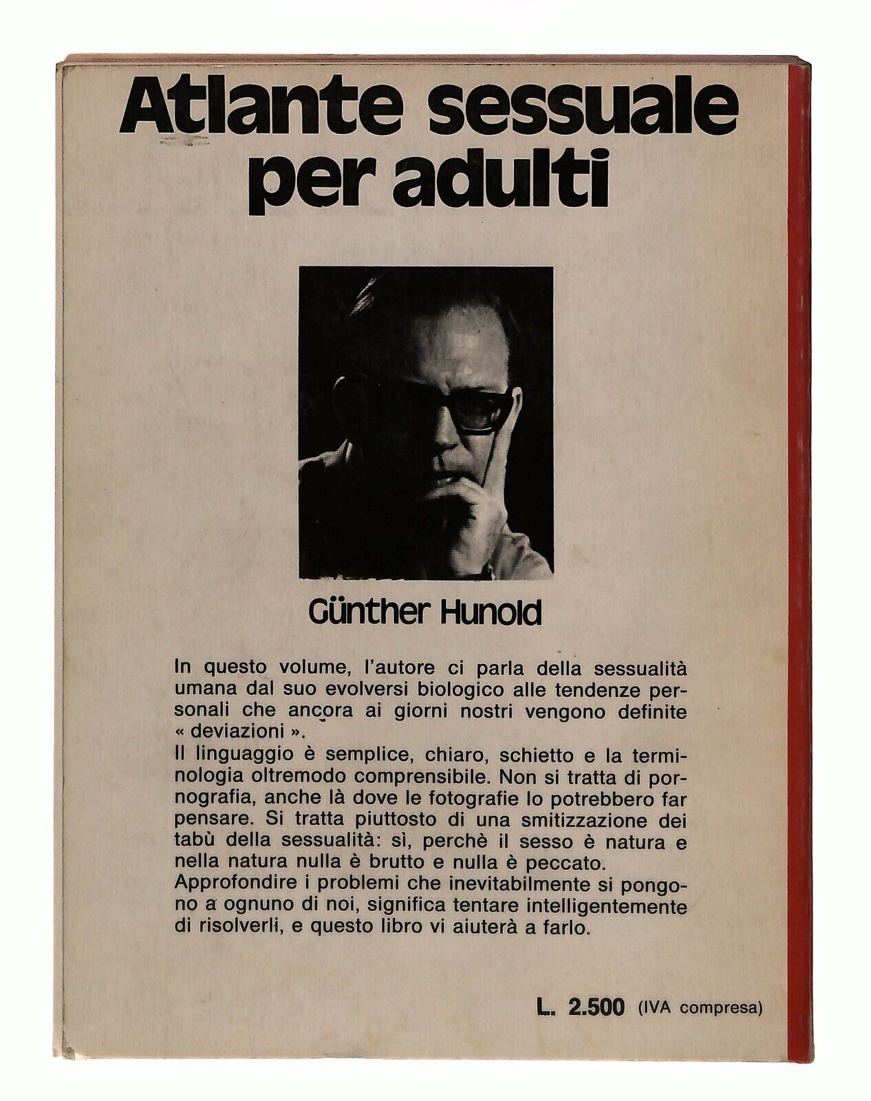 EBOND Atlante Sessuale Per Adulti Gunther Hunold Ed. U.p.milano Libro LI031601