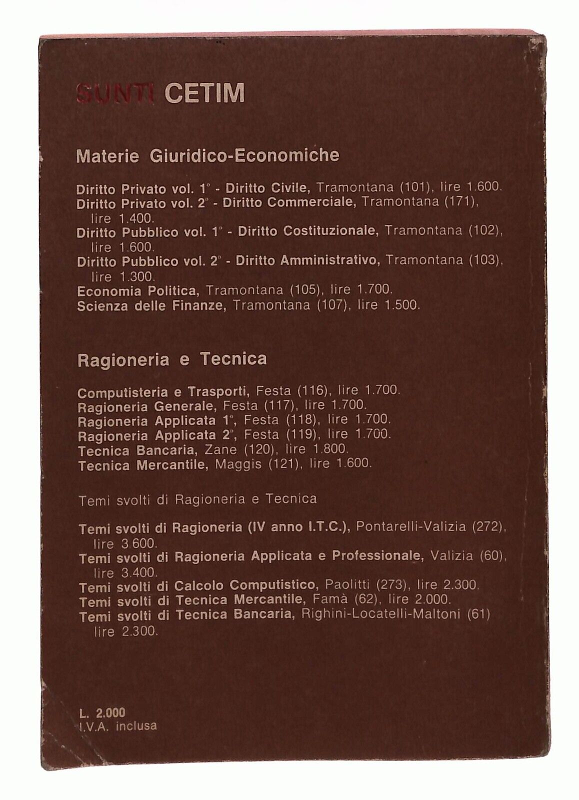 EBOND Guida All'esame Di Italiano Maturita Luigi Quadrelli Sunti Libro LI031815