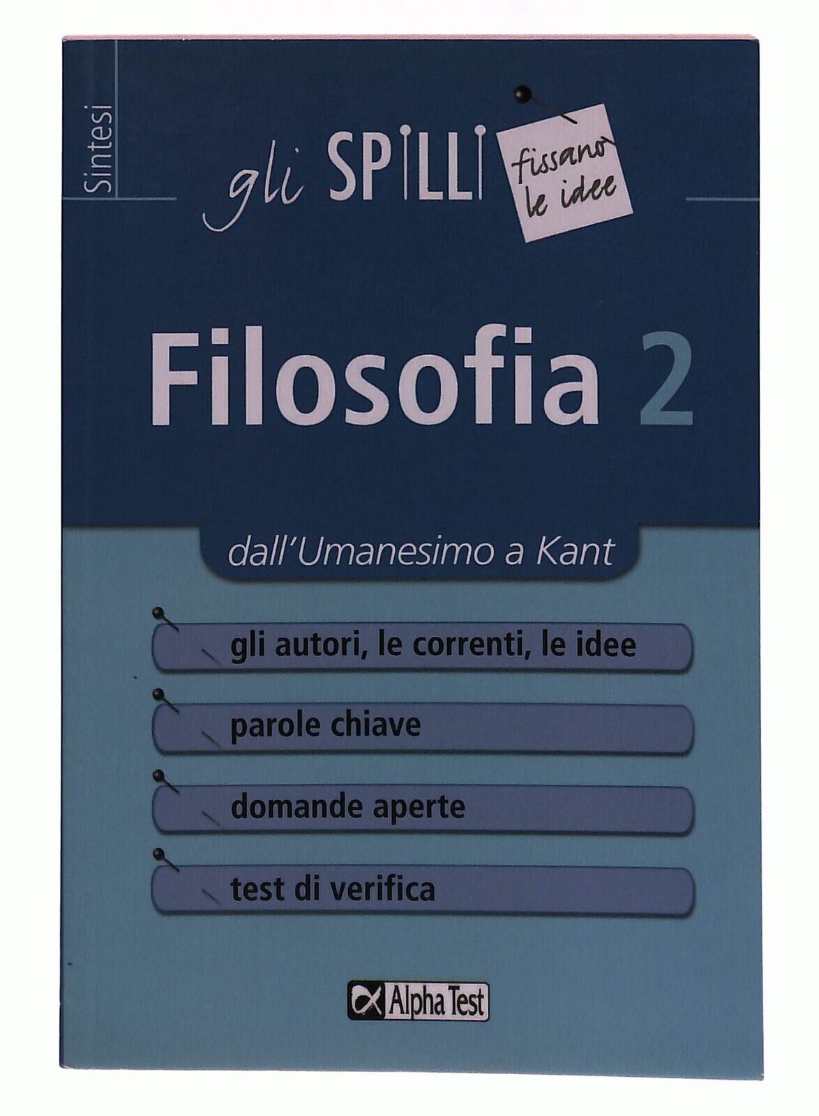 EBOND Filosofia 2 Sintesi Alpha Test 2001 Libro LI031819
