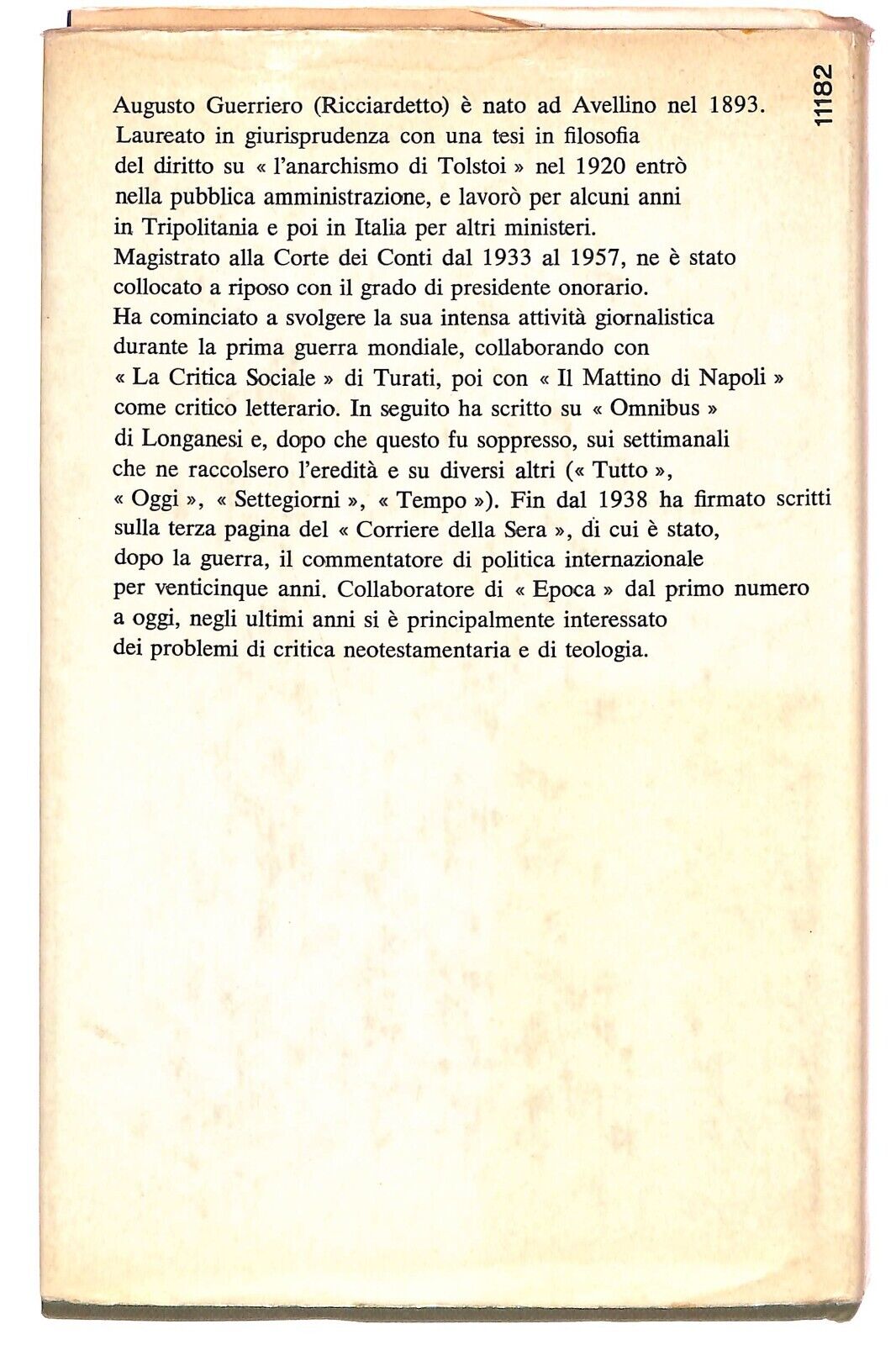 EBOND Quaesivi Et Non Inveni A. Guerriero Mondadori 1973 Libro LI031857