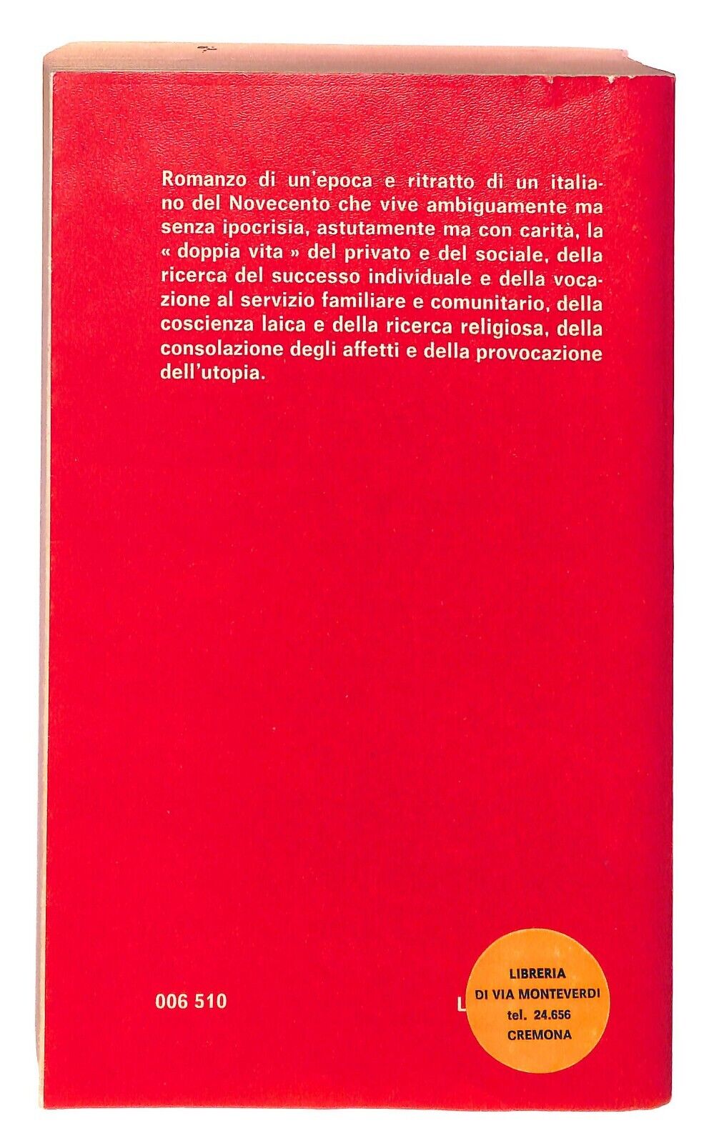 EBOND La Doppia Vita Rodolfo Doni Rusconi 1980 Libro LI032012