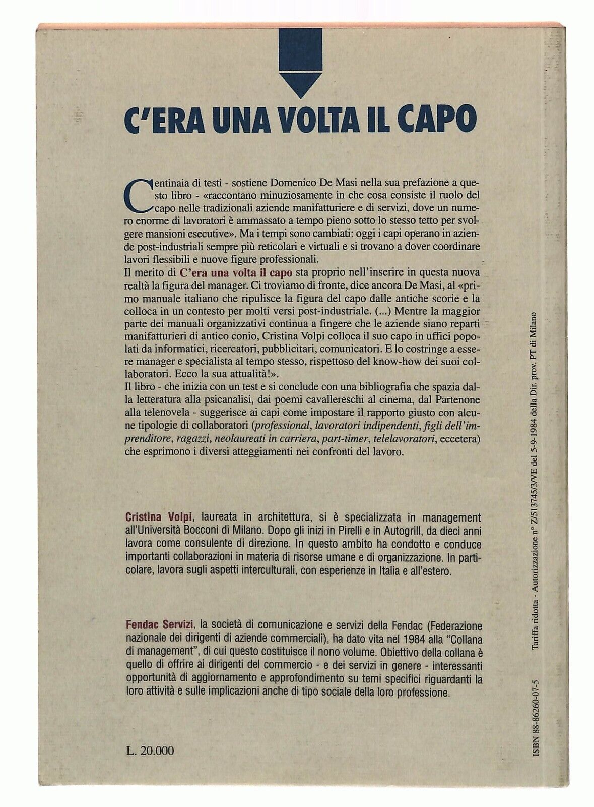 EBOND C'era Una Volta Il Capo. Capire e Coordinare Le Persone Libro LI032809