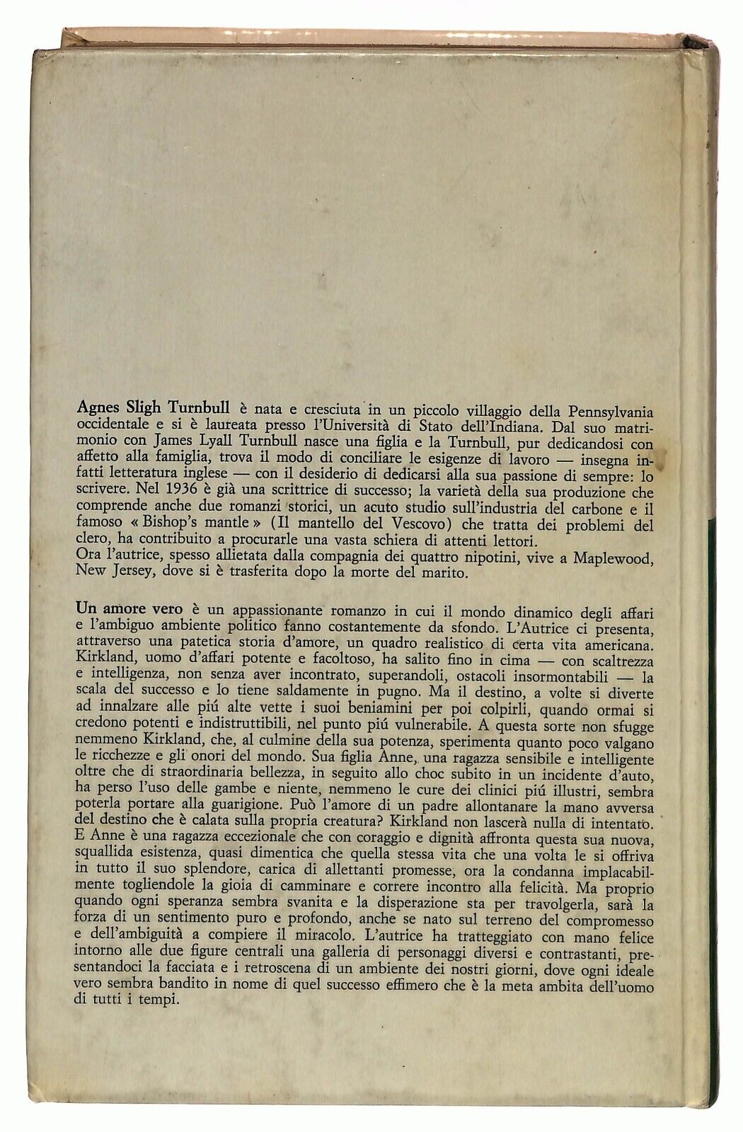 EBOND Un Amore Vero - Agnes Sligh Turnbull - Edizioni Accademia Libro LI032902