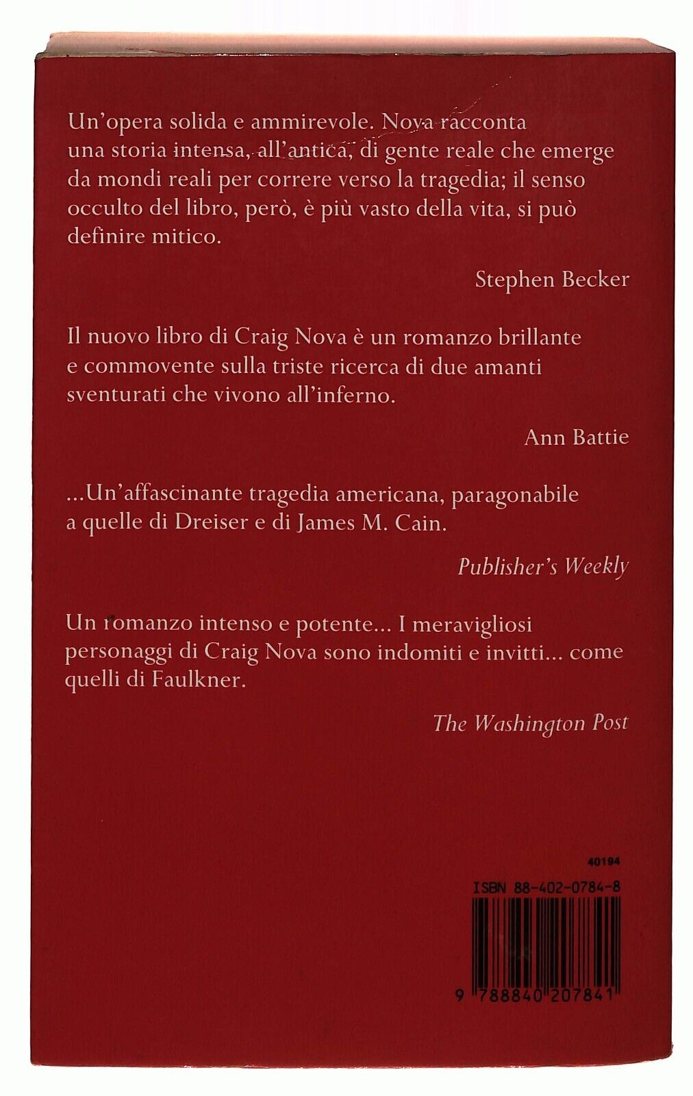 EBOND Il Viale Dei Tornadi Craig Nova Deagostini 1990libro LI033106