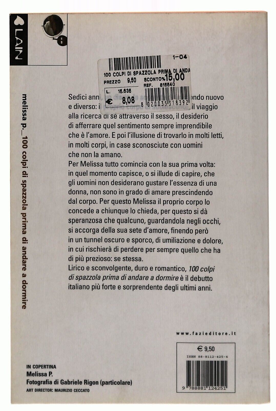 EBOND 100 Colpi Di Spazzola Prima Di Andare a Dormire Melissa P. Libro LI033160