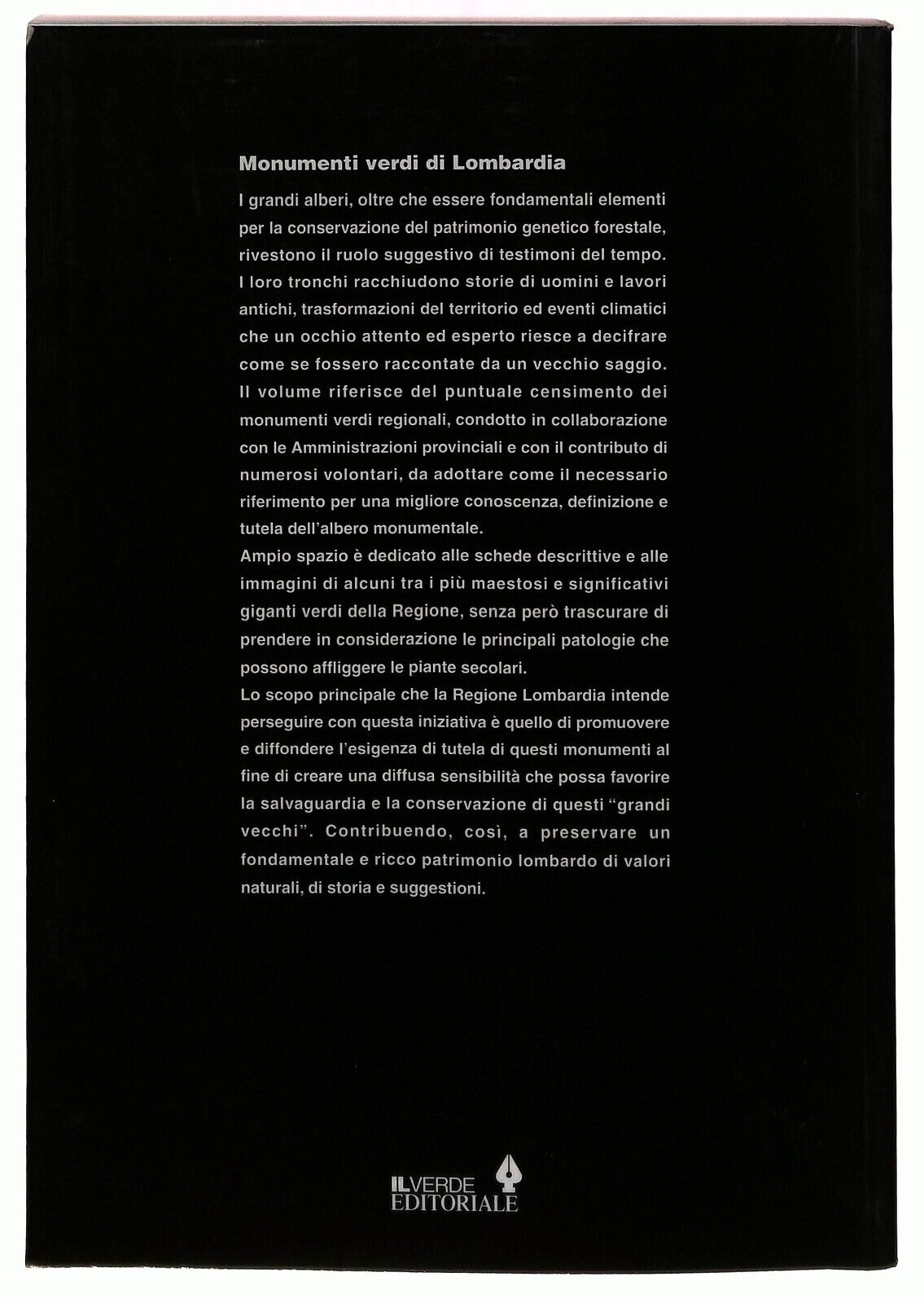 EBOND Monumenti Verdi Lombardia 2007 + Cartina Alberi Storici Libro LI033215