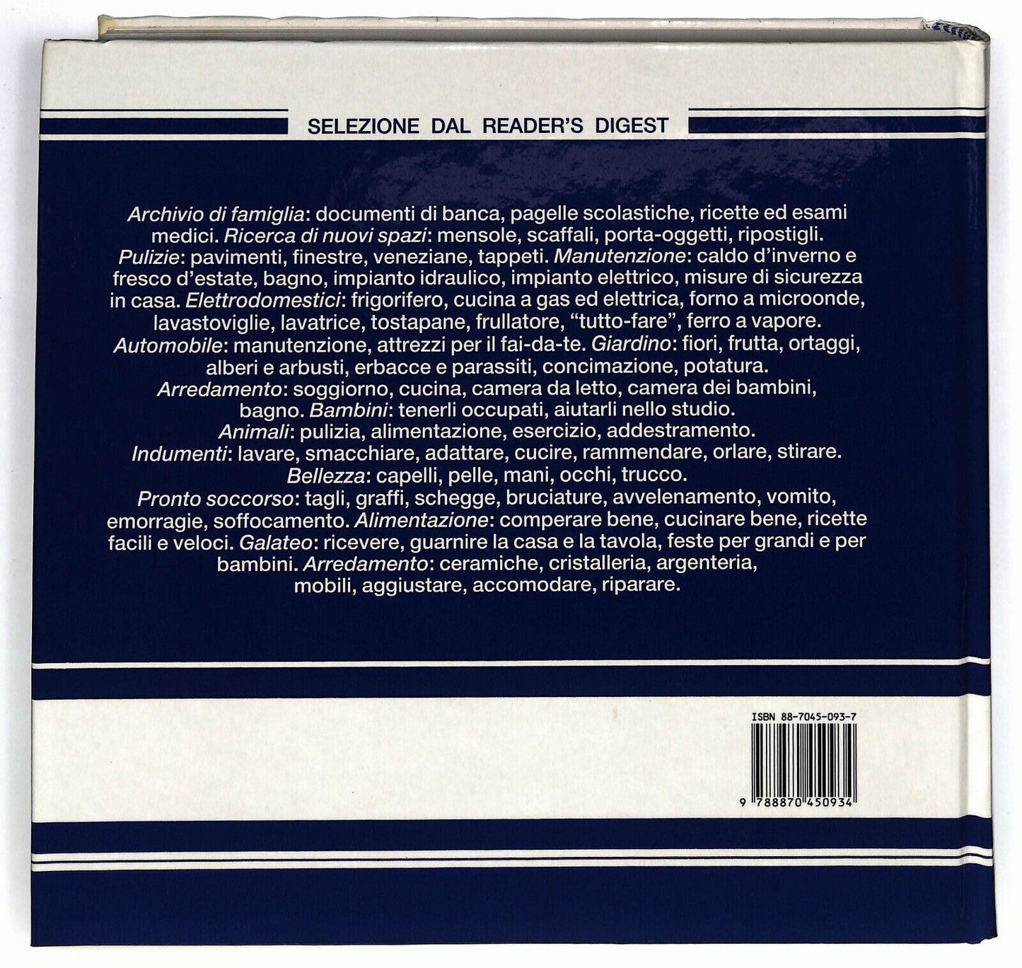 EBOND Manuale Dei Consigli Pratici Selezione Dal Reader's Digest Libro LI033257