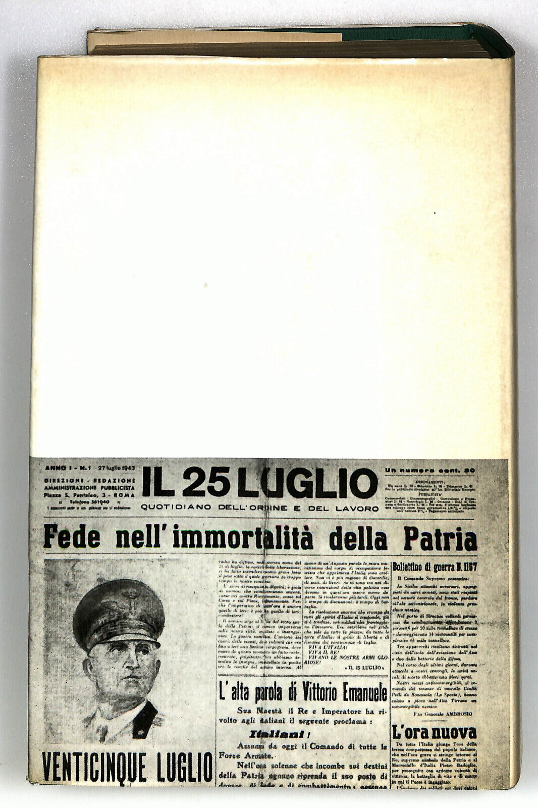 EBOND 25 Luglio Crollo Di Un Regime Di Gianfranco Bianchi Libro LI033309