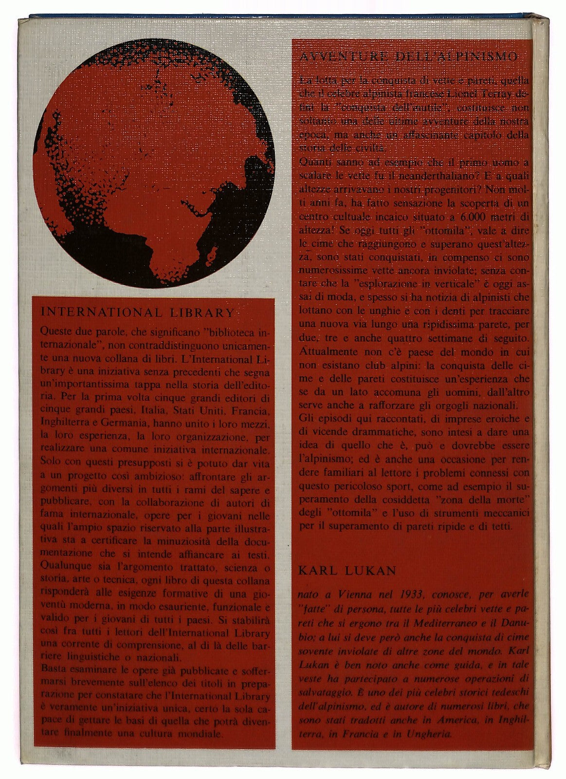 EBOND Avventure Dell'alpinismo Karl Lukan Rizzoli 1973Li0033383 Libro LI033383