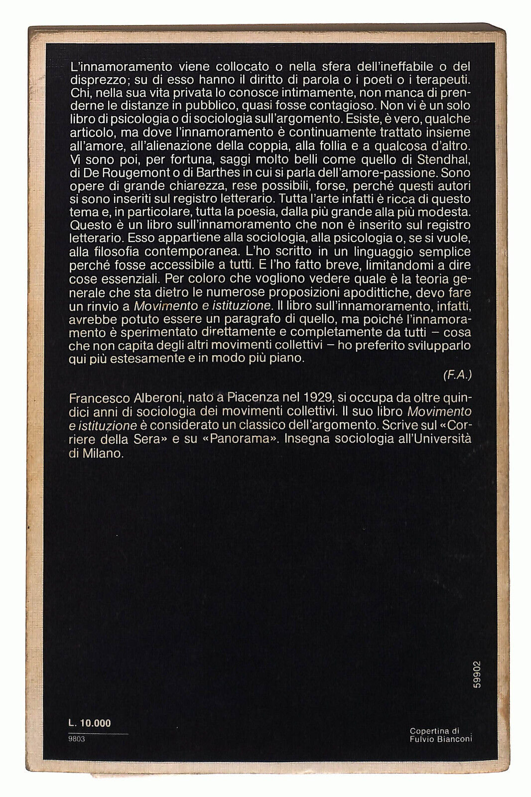 EBOND Innamoramento e Amore Di Francesco Alberoni Libro LI033542