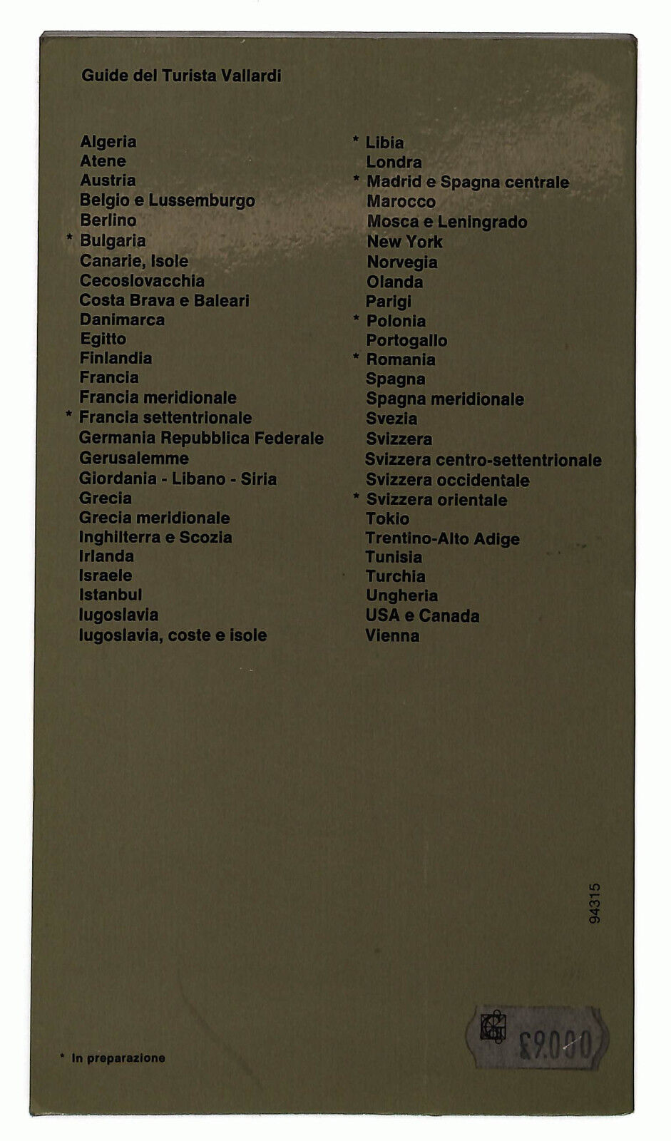 EBOND Guida Del Turista Svezia Antonio Vallardi Editore Libro LI033613