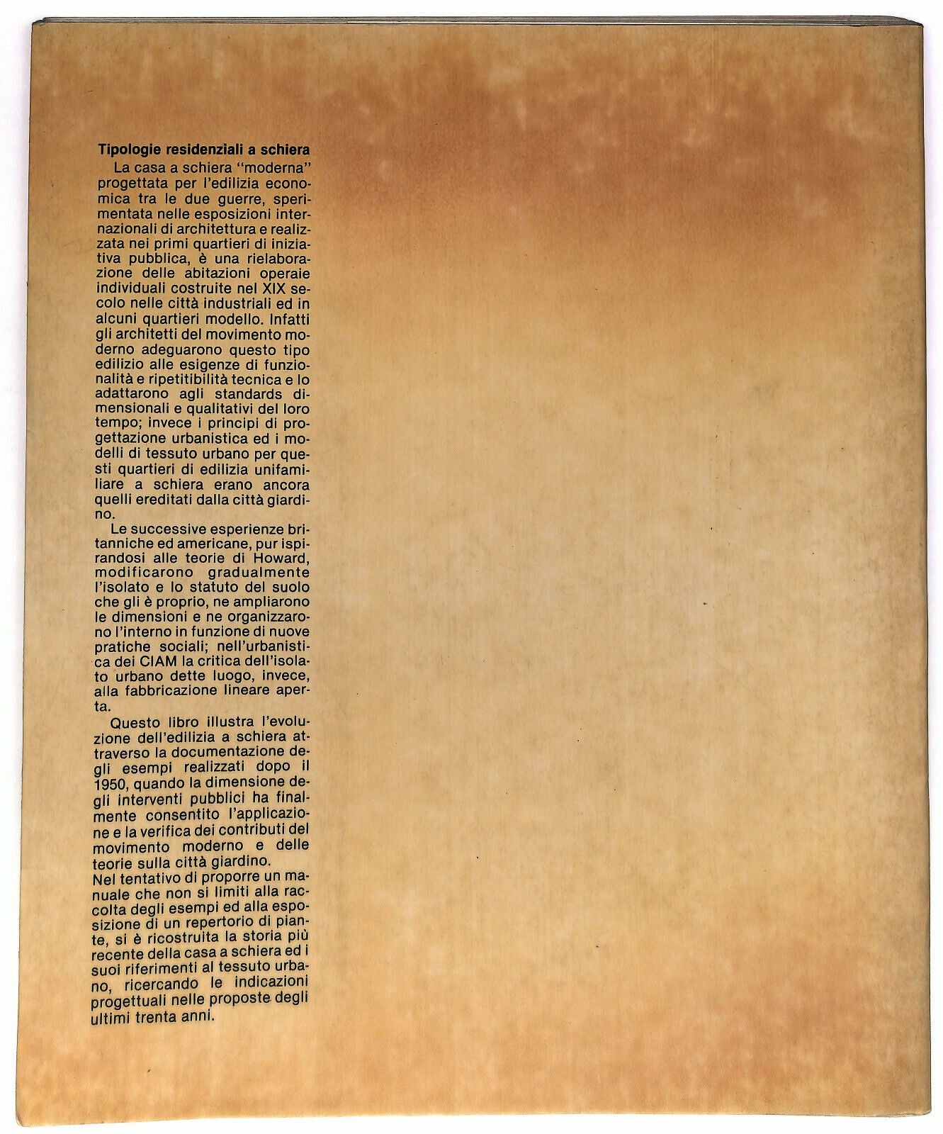 EBOND Tipologie Residenziali a Schiera Bema Editrice Libro LI033626