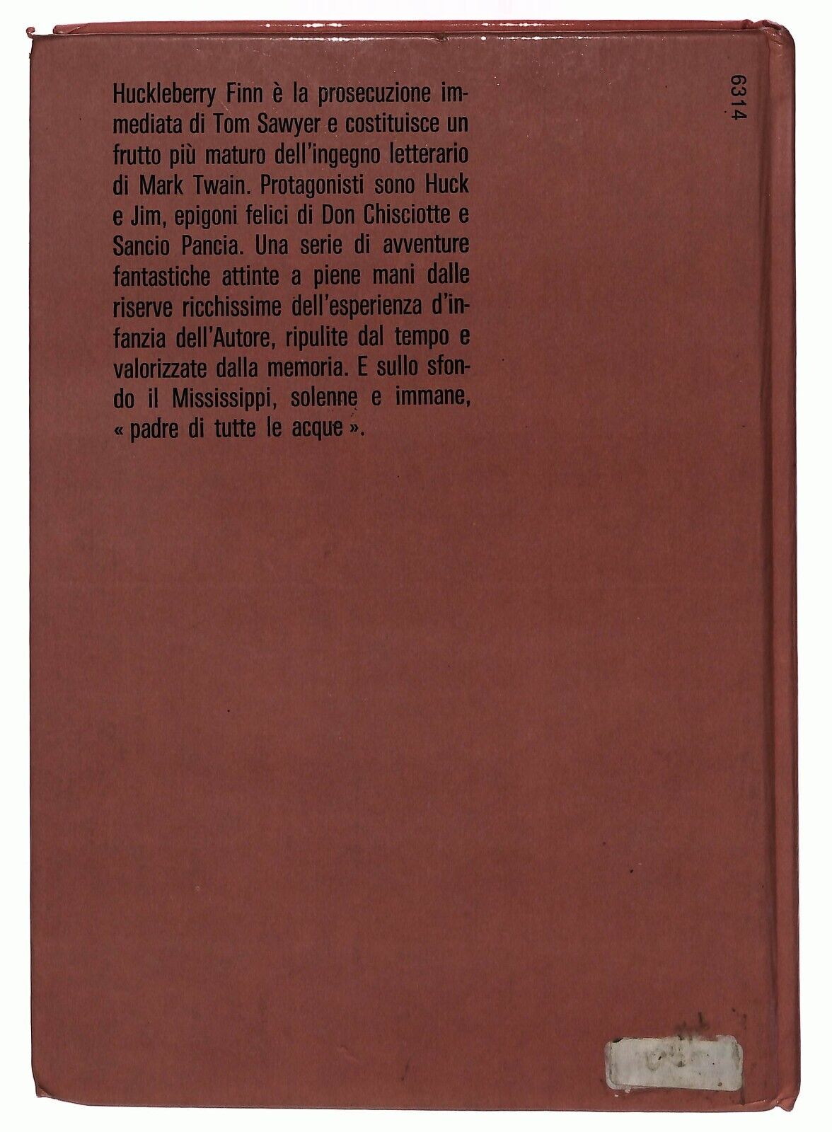 EBOND Le Avventure Di Huckleberry Finn Mark Twain La Scuola 1985 Libro LI033701