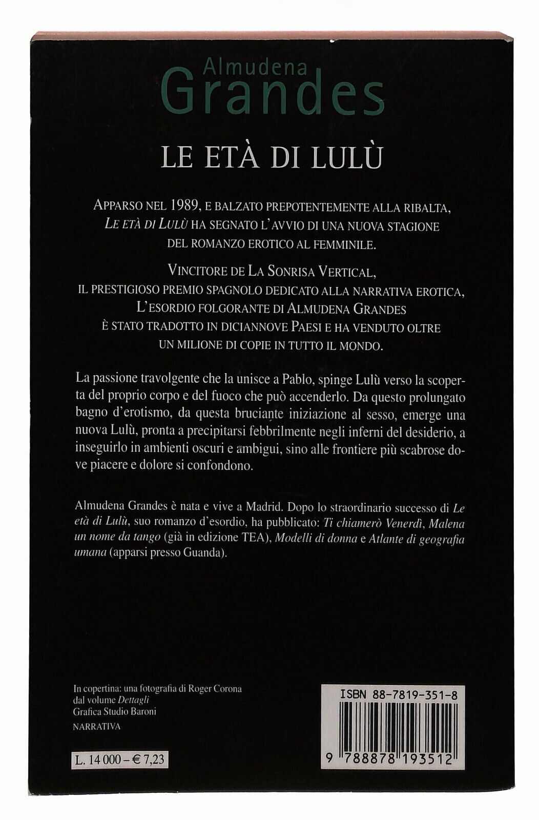 EBOND Le Eta Di Lulu Di Almudena Grandes Ediz. Tea Libro LI033732