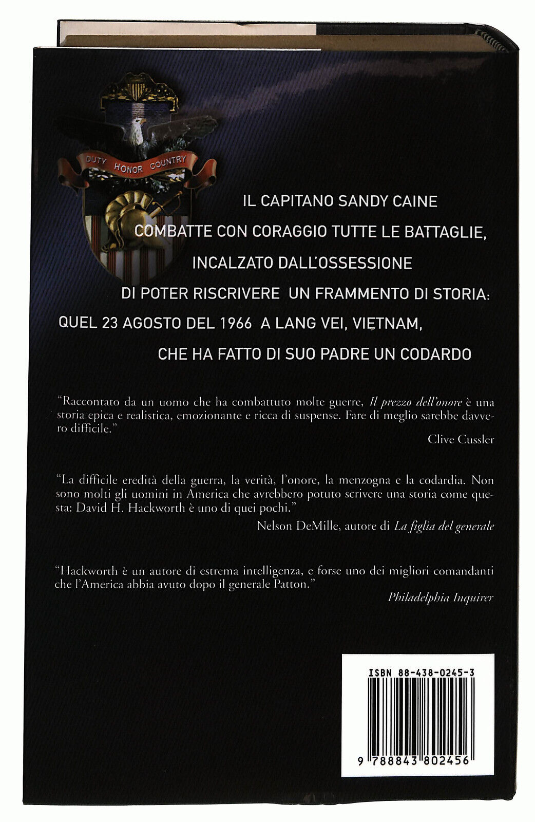 EBOND Il Prezzo Dell'onore Di David H. Hackworth Libro LI033890