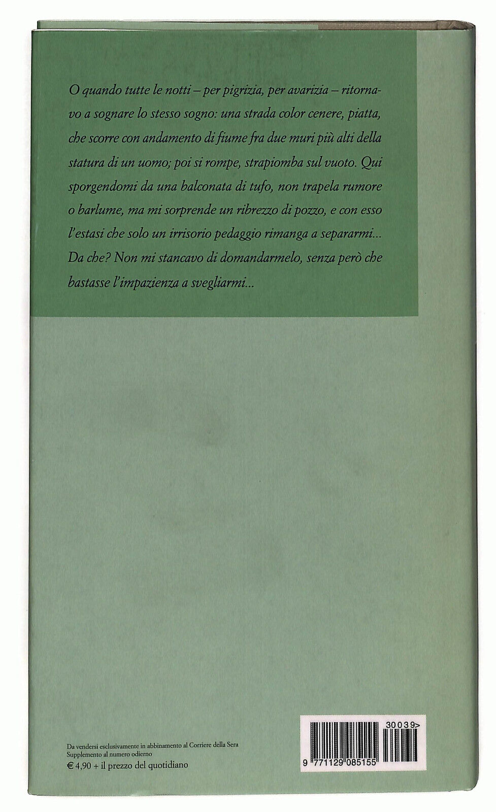 EBOND Corriere Della Sera I Grandi Romanzi Italiani N. 39 Libro LI033934