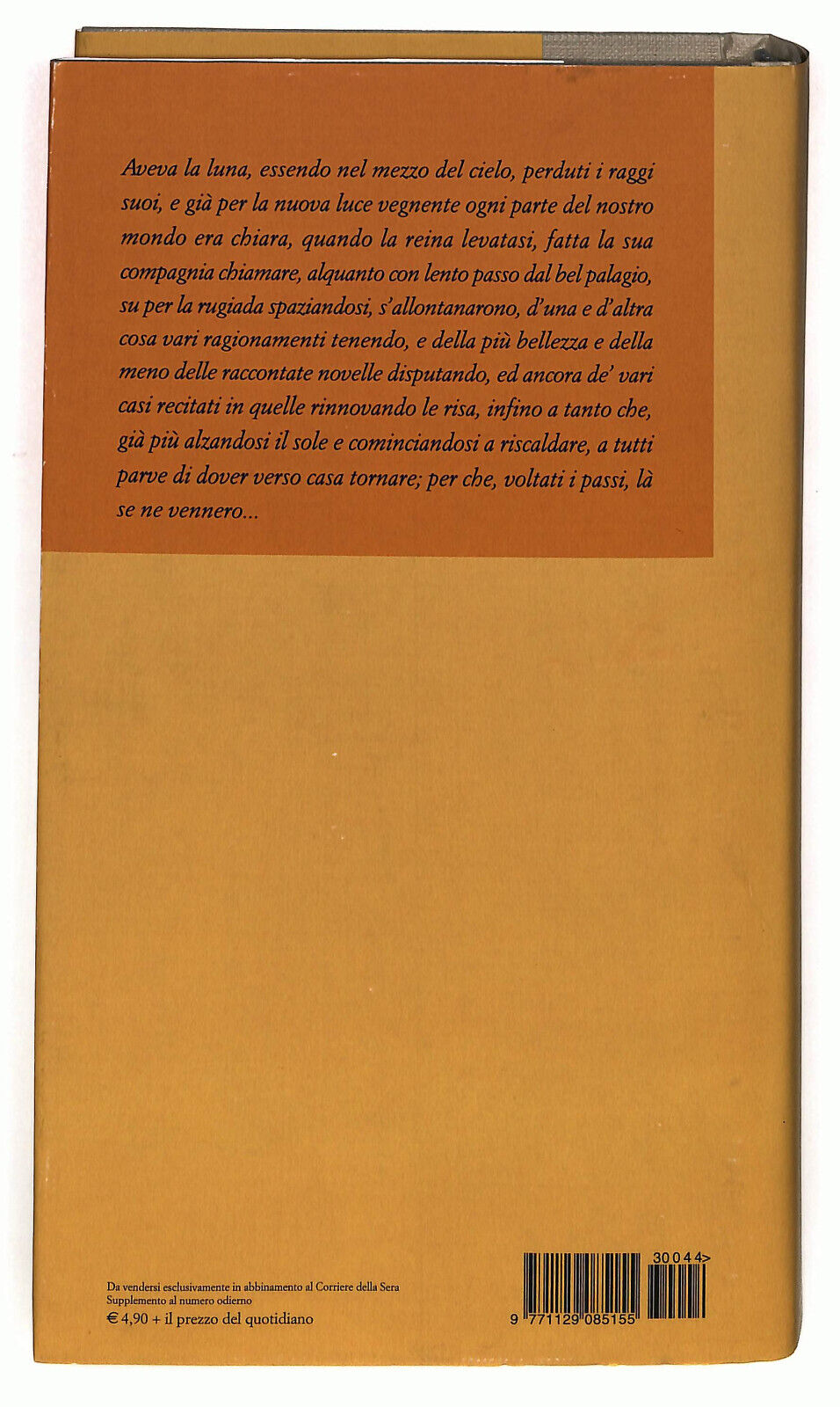 EBOND Corriere Della Sera I Grandi Romanzi Italiani N. 44 Libro LI033939