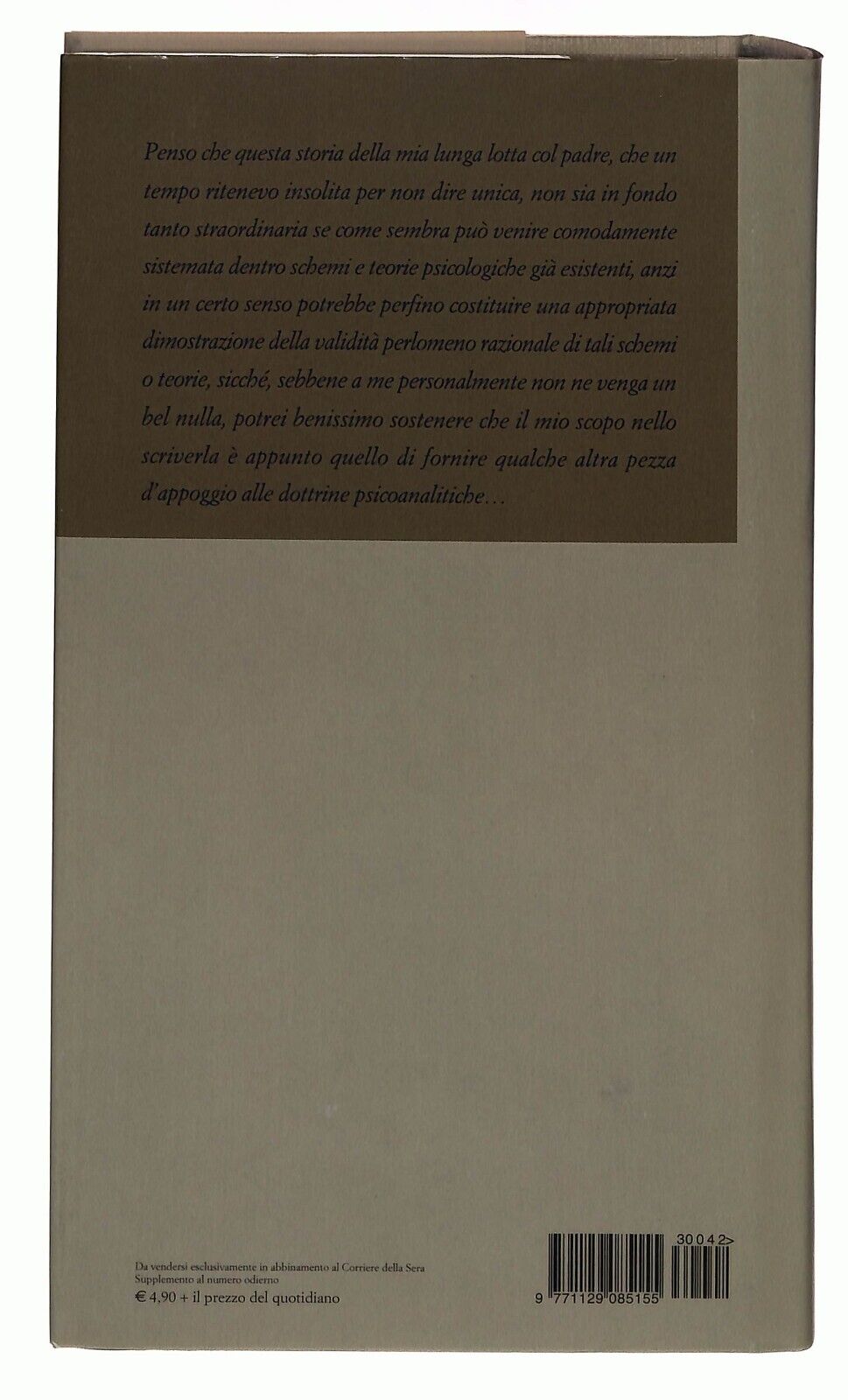 EBOND Il Male Oscuro Giuseppe Berto Corriere Della Sera N. 42 Libro LI034091