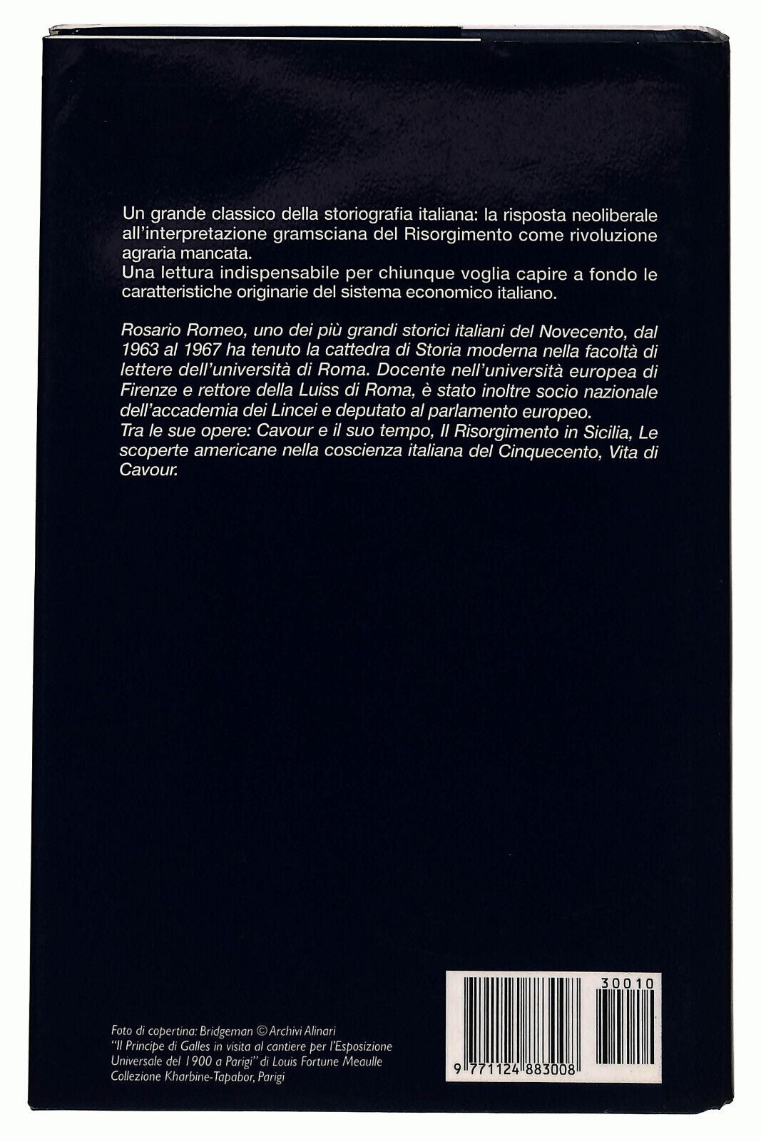 EBOND Biblioteca Storica Risorgimento e Capitalismo Di R. Romeo Libro LI034212