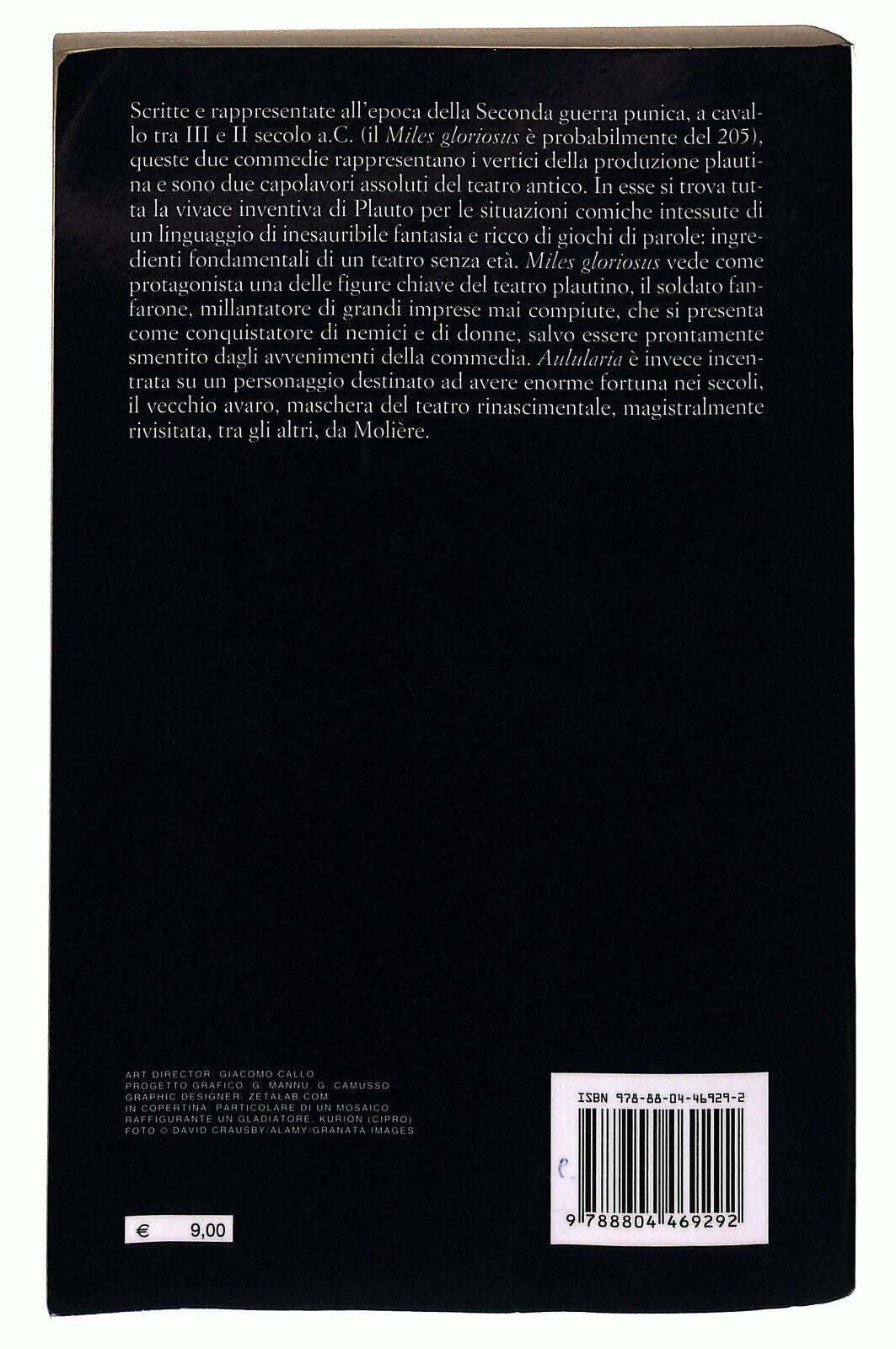 EBOND Miles Gloriosus Aularia Di Plauto Libro LI034338