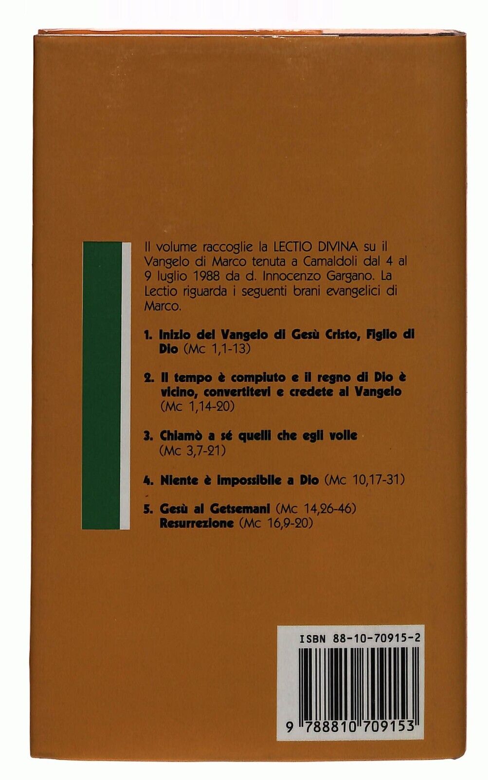 EBOND Lectio Divina Su Il Vangelo Di Marco I. Gargano Edb 1989 Libro LI034605