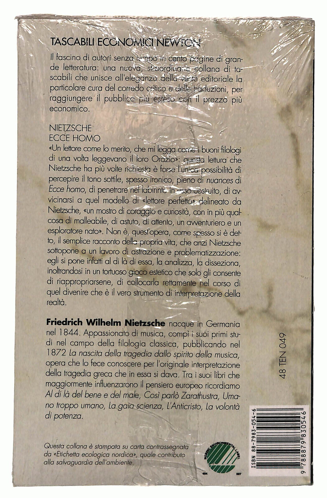 EBOND Tascabili Economici Newton Ecce Homo Nietzsche Libro LI034782