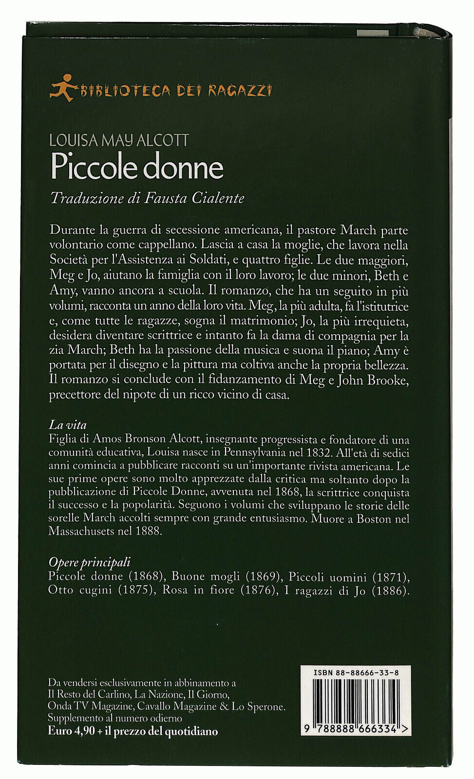 EBOND Piccole Donne Di Louis M. Alcott Biblioteca Dei Ragazzi Libro LI034802