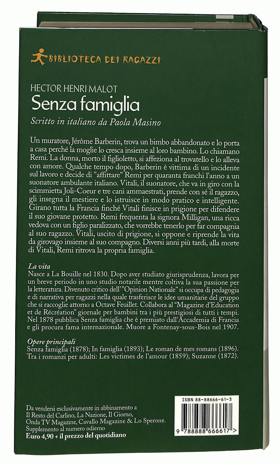 EBOND Senza Famiglia Di Hector H. Malot Biblioteca Dei Ragazzi Libro LI034808