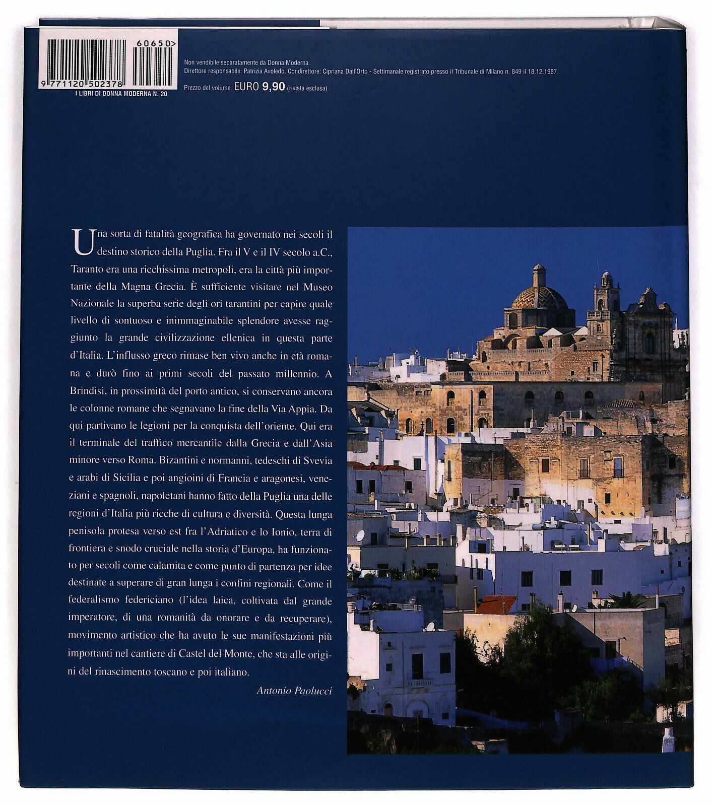 EBOND i Tesori D'italia Puglia e Basilicata Donna Moderna Libro LI034888