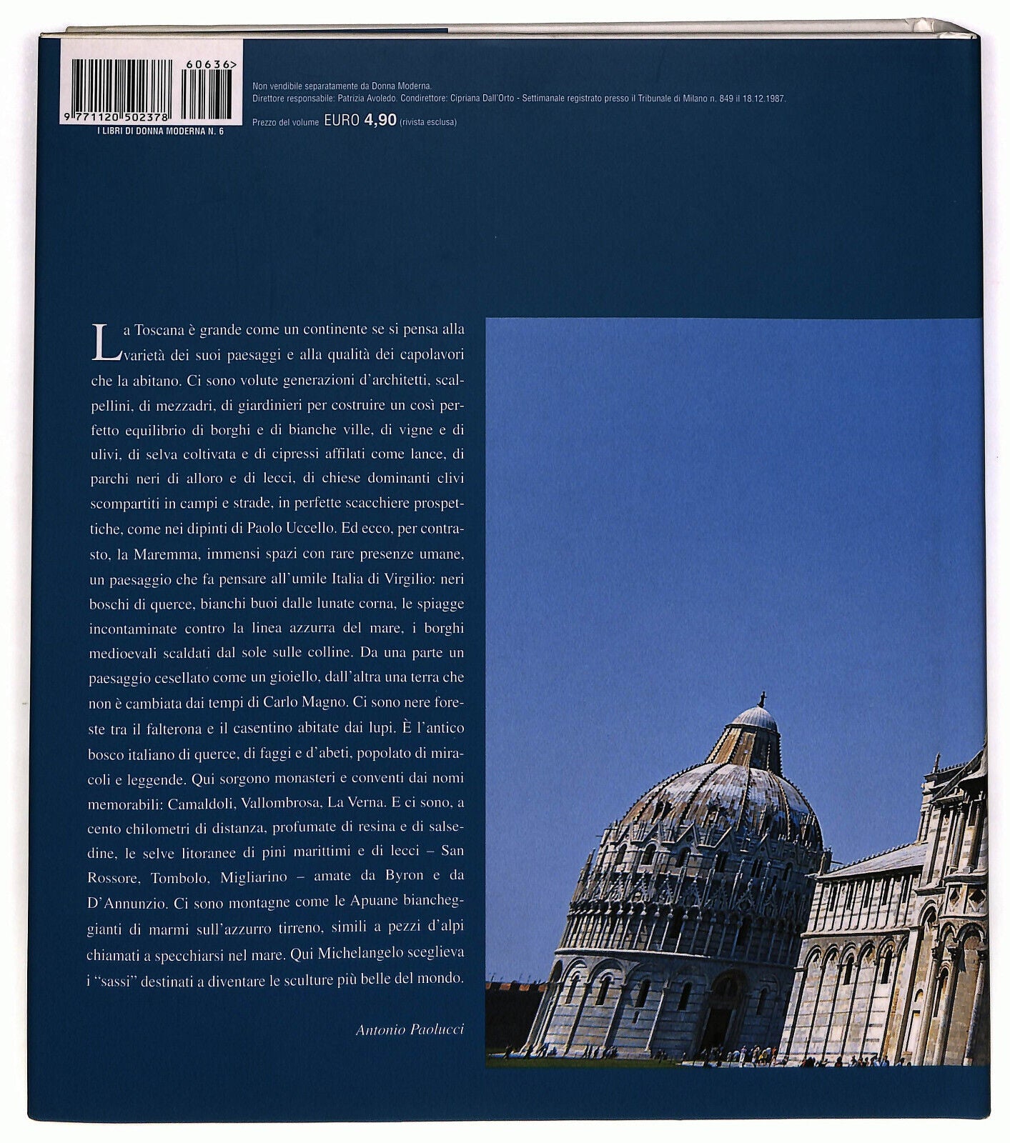 EBOND i Tesori D'italia Toscana Donna Moderna Libro LI034902