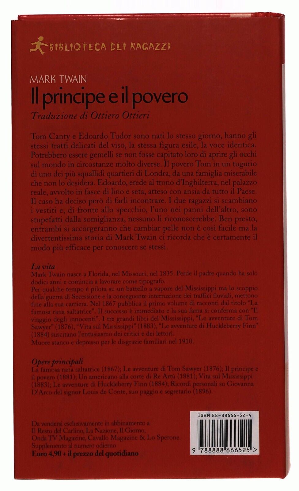 EBOND Il Principe e Il Povero Twain Mark Vol.35 Libro LI034989