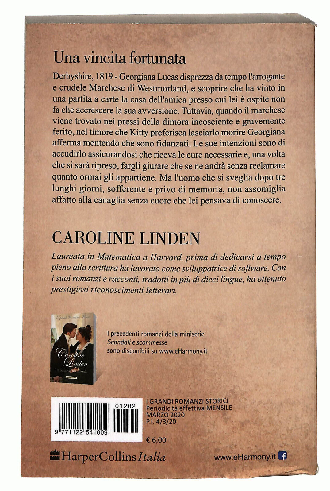 EBOND Una Vincita Fortunata Di Caroline Linden Libro LI035208