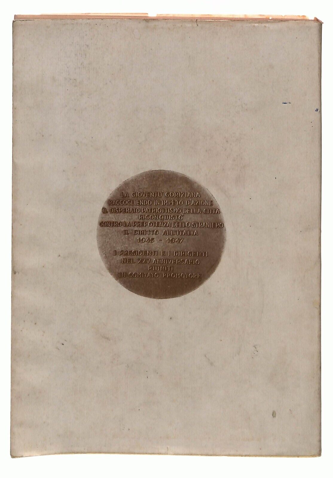 EBOND Dalla Cronaca Alla Storia 1945-1970 Ediz N.107 Gorizia 1971 Libro LI035356