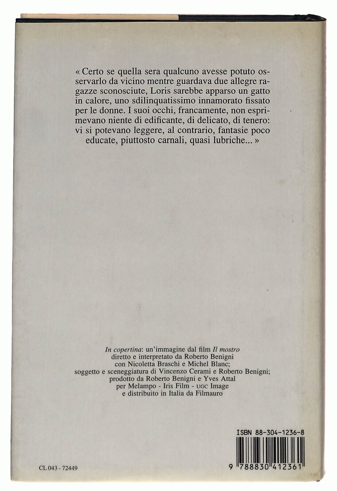 EBOND Il Mostro Roberto Benigni Vincenzo Cerami Longanesi 1994 Libro LI035463