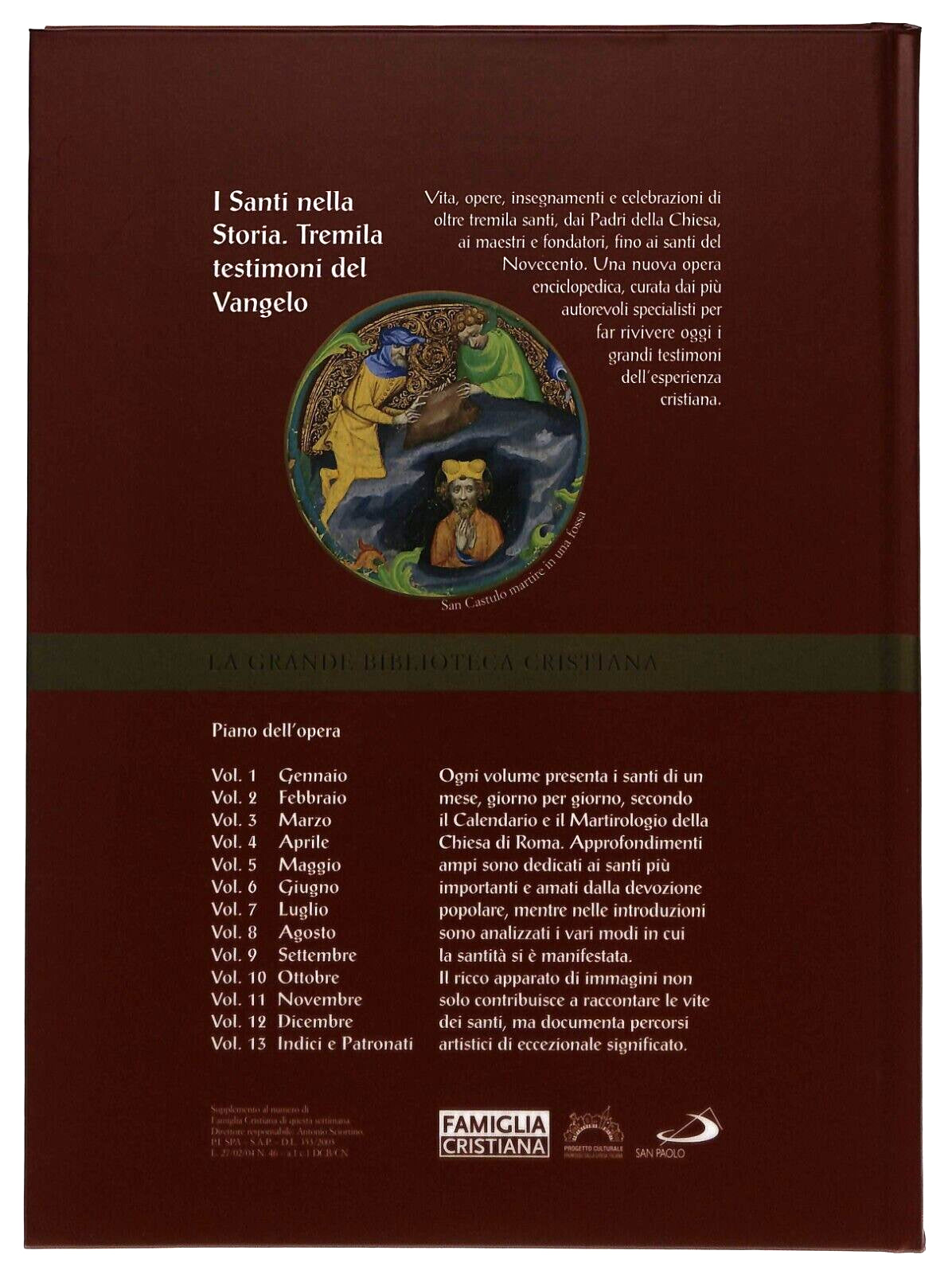 EBOND I Santi Nella Storia Tremila Testimoni Del Vangelo Dicembre Libro LI035590