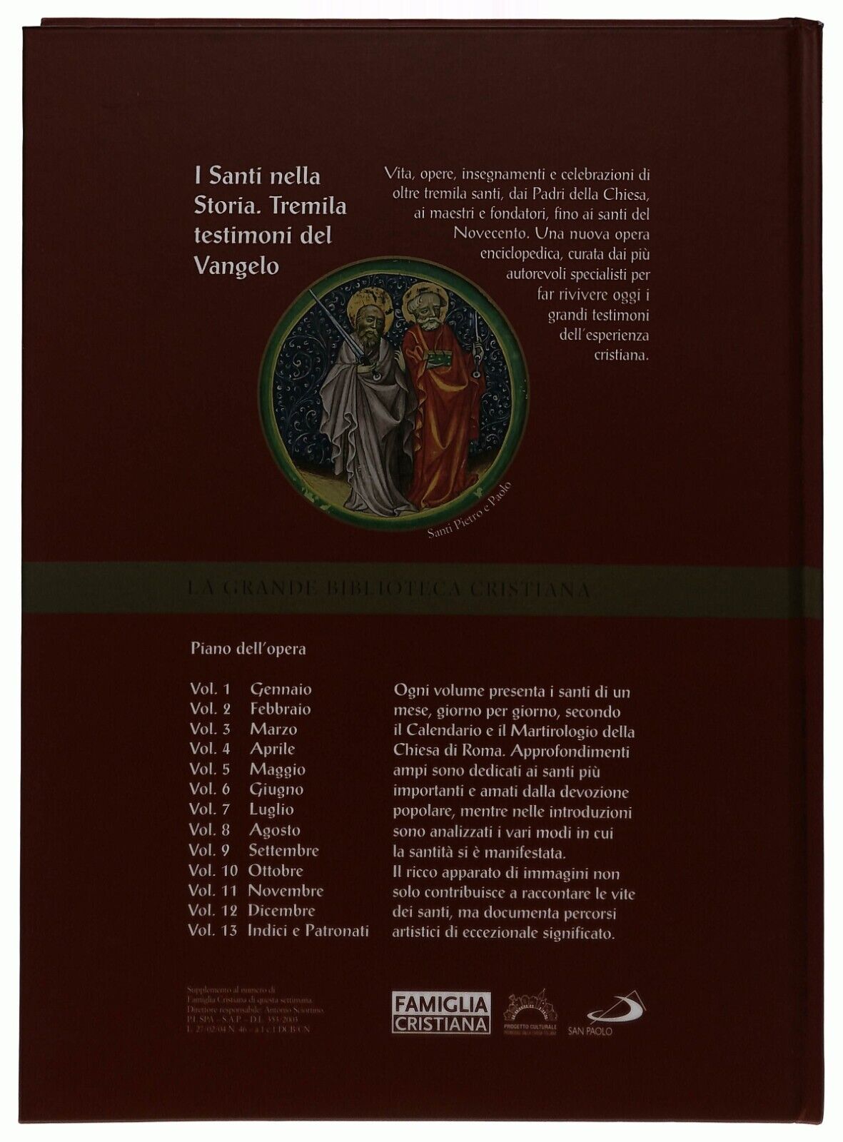 EBOND Santi Nella Storia Tremila Testimoni Del Vangelo 13 Indice Libro LI035591