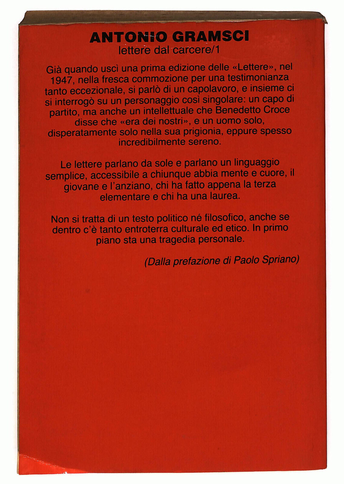 EBOND Gramsci Lettere Dal Carcere 1 Libro LI036001